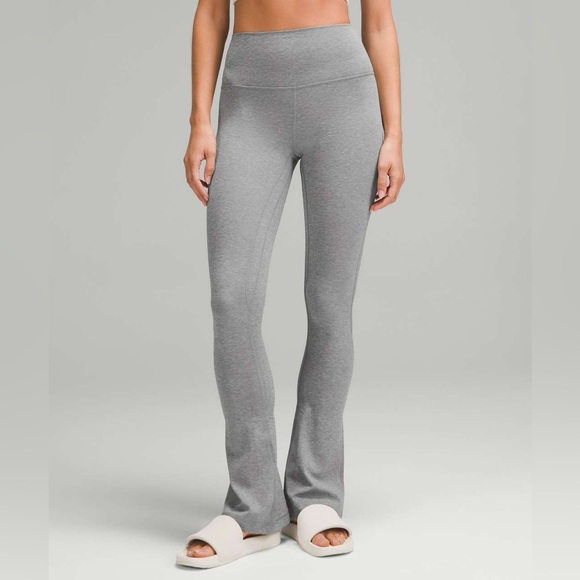 Lululemon Align High-Rise Mini-Flare Pant *Regular Heathered Core Medium Grey 12 - Picture 2 of 9